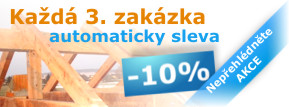 Akce 10% sleva střecha Olomouc