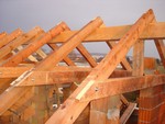 Detail střechy Náměšť na Hané
