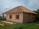 Střecha bungalovu Rataje